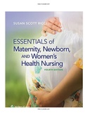 Essentials of Maternity, Newborn, and Women’s Health Nursing 4th Edition Ricci Test Bank