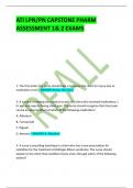 ATI LPN&sol;PN CAPSTONE PHARM ASSESSMENT 1& 2 EXAMS