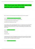 TNCC final exam test 2024&sol;2025 open book updated with complete solution