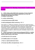 MED SURG 242&vert;Chapter 32&colon; Nursing Assessment&colon; Cardiovascular System TESTBANK