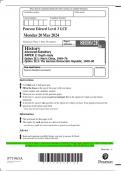 Pearson Edexcel Level 3 GCE History Advanced Subsidiary PAPER 2&colon; Depth study Option 2E&period;1&colon; Mao&rsquo;s China&comma; 1949 76 Option 2E&period;2&colon; The German Democratic Republic&comma; 1949&ndash;90 QP MAY 2024
