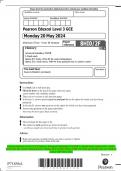 Pearson Edexcel Level 3 GCE History Advanced Subsidiary PAPER 2&colon; Depth study Option 2F&period;1&colon; India&comma;  c1914&ndash;48&colon; the road to independence Option 2F&period;2&colon; South Africa&comma; 1948&ndash;94&colon; from apartheid state to &OpenCurlyQuote;rainbow  nation&rsquo; QP MAY 2024 