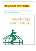 COMPLETE TEST BANK&colon;  Davis Advantage For Fundamentals Of Nursing &lpar;2 Volume Set&rpar;&comma; 4th Edition By Judith M&period; Wilkinson &lpar;Author&rpar;Latest Update&period;