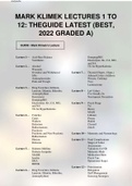 MARK KLIMEK LECTURES 1 TO 12&colon; THEGUIDE LATEST &lpar;BEST&comma; 2022 GRADED A