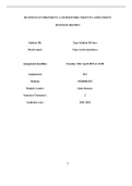 2500 word report - Business Environment - MOD003353