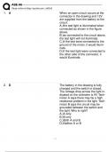 ASE A6 EXAM LATEST 2023-2024 ACTUAL EXAM QUESTIONS AND CORRECT ANSWERS WITH RATIONALES &lpar;VERIFIED ANSWERS&rpar; &vert;AGRADE