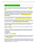 TMC Practice EXAM A &vert; 160 Questions with 100&percnt; Correct Answers &vert; 18 Pages