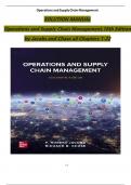  SOLUTION MANUAL  Operations and Supply Chain Management&comma;16th Edition   by Jacobs and Chase all Chapters 1-22
