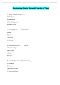 Barbering State Board Practice Test