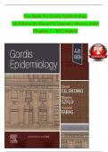 Gordis Epidemiology&comma; 7th Edition TEST BANK By David D Celentano&semi; Moyses Szklo&comma; Verified Chapters 1 - 20&comma; Complete Newest Version