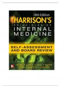 TEST BANK FOR HARRISON S PRINCIPLES OF INTERNAL MEDICINE SELF ASSESSMENT AND BOARD REVIEW 19 EDITION GRADED A&plus; ALL CHAPTERS&period; 