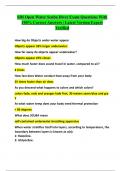 SDI Open Water Scuba Diver Exam Questions  with 100&percnt; Correct Answers &vert; Latest Version &lpar;2024&sol;2025&rpar; Expert Verified 