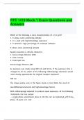 RTE 1418 Mock 1 Exam Questions and Answers &lpar;Graded A&rpar;