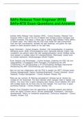 SAFe Release Train Engineer &lpar;RTE&rpar; SAFe-RTE Exam Questions and Answers
