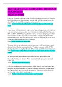 BEST RATED A&plus;&plus; MED SURG HESI EXIT EXAM&sol;Latest 2022&sol;Test Bank