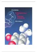 solomons&comma; graham - fundamentals of organic chemistry latest testbank with complete solutions