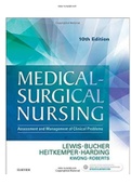 Medical Surgical Nursing 10th Edition Lewis Test Bank ISBN-13 ‏ : ‎978-0323328524