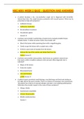 NSG 6001 WEEK 2 QUIZ &ndash; QUESTION AND ANSWERS