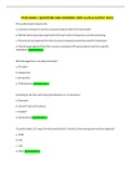 PTCB EXAM 1 QUESTIONS AND ANSWERS 100&percnt; Verified &lpar;LATEST 2022&rpar;