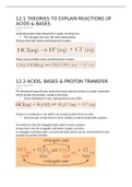 EDEXCEL A LEVEL CHEMISTRY UNIT 12 ACID-BASE EQUILIBRIA NOTES