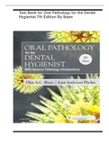 Test Bank for Oral Pathology for the Dental Hygienist 7th Edition