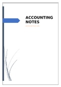 Summary  Accounting (ACCT212)