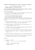 ST362 - Regression Analysis ASSIGNMENT 2