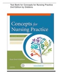 Test Bank for Concepts for Nursing Practice 2nd Edition 
