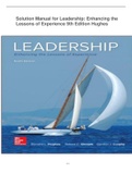 Solution Manual for Leadership Enhancing the.pdf