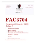 FAC3704 Assignment 1 Semester 2 2022