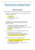 LIFESCI 2G03 Term Test 1 Questions and Answers Fall 2024 with complete Solution&semi; McMaster University