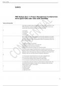 PMP Module Quiz 1&rpar; Project Management Fundamentals WITH 100- SURE ANSWERS