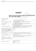MBA742 Project Management-Module 1 WITH 100- SURE ANSWERS