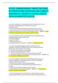 ATI RN  COMPREHENSIVE  PREDICTOR FORM B&vert;VERIFIED EXAM QUESTIONS AND CORRECT ANSWERS ALL GRADED A&plus;&vert;LATEST UPDATE 2024&vert;GUARANTEED SUCCESS