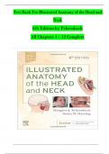 Test Bank For Illustrated Anatomy of the Head and Neck 5th Edition by Margaret J&period; Fehrenbach&comma; Susan W&period; Herring Included All Chapters 1-12