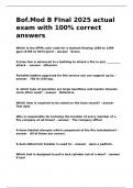 Bof&period;Mod B FInal 2025 actual exam with 100- correct answers