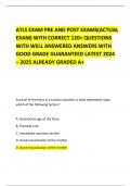 ATLS EXAM PRE AND POST EXAMS&lpar;ACTUAL EXAM&rpar; WITH CORRECT 120&plus; QUESTIONS WITH WELL ANSWERED ANSWERS WITH GOOD GRADE GUARANTEED LATEST 2024 &ndash; 2025 ALREADY GRADED A&plus;    