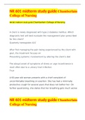 NR 601 midterm study guide Chamberlain College of Nursing
