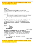 NURS 6630 MIDTERM EXAM QUESTION WITH ANSWERS TESTED AND VERIFIED EXAM SOLUTION
