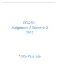 ECS2601 Assignment 2 Semester 2 2022