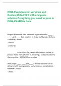 DBIA Exam Newest versions and Guides&semi;2024&sol;2025 with complete solution&period;Everything you need to pass in DBIA EXAMS is here&excl;