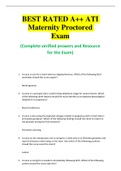 BEST RATED A&plus;&plus; ATI Maternity Proctored Exam