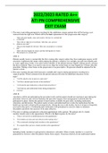 2022&sol;2023 RATED A&plus;&plus; ATI PN COMPREHENSIVE EXIT EXAM