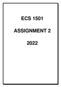 ECS1501 - ASSESSMENT 2, SEMESTER 2, 2022