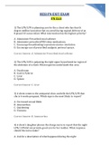 NURS HESI PN EXIT EXAM QUESTIONS WITH CORRECT ANSWERS LATEST SOLUTION
