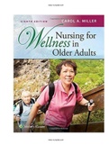 Nursing for Wellness in Older Adults Miller 8th Edition Test Bank
