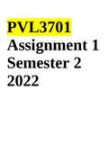 PVL3701 Assignment 1 Semester 2 2022