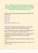 EPIC AMB100 LATEST EXAM 2024-2025 COMPLETE REAL EXAM QUESTIONS AND CORRECT DETAILED ANSWERS &lpar;VERIFIED ANSWERS&rpar; LATEST UPDATED VERSION &vert;GUARANTEED PASS&period; &lpar;NEW&excl;&excl;&rpar;