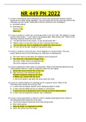 NUR 449 PN 2022