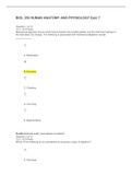 (SOLVED) BIOL 250 HUMAN ANATOMY AND PHYSIOLOGY Quiz 7 (100% CORRECT ANSWERS)